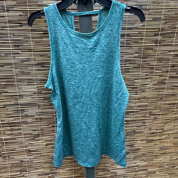 Ideology Women S Essentials Heathered Keyhole-Back Tank Top Size‎ XS - Picture 2 of 3